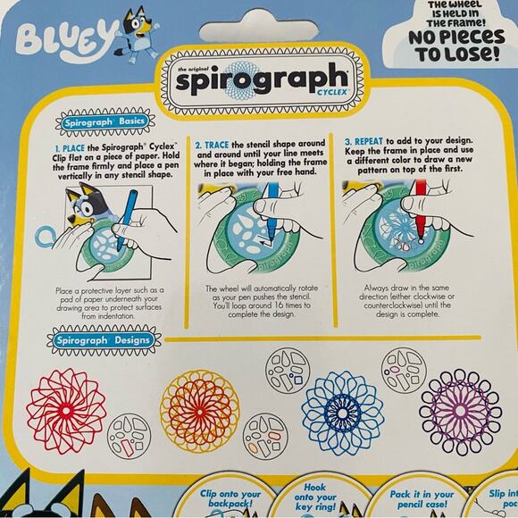 Hasbro | Bluey Spirograph Keychain NWT - Picture 4 of 7